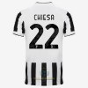 Maglia ufficiale Juventus Federico Chiesa 22 Casa 2021-22 per Uomo